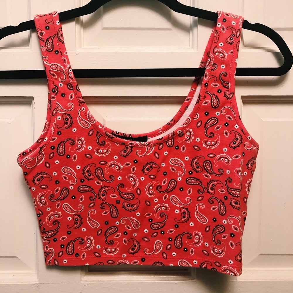 ❣️3/$15❣️ NWT Paisley Forever 21 Crop Top